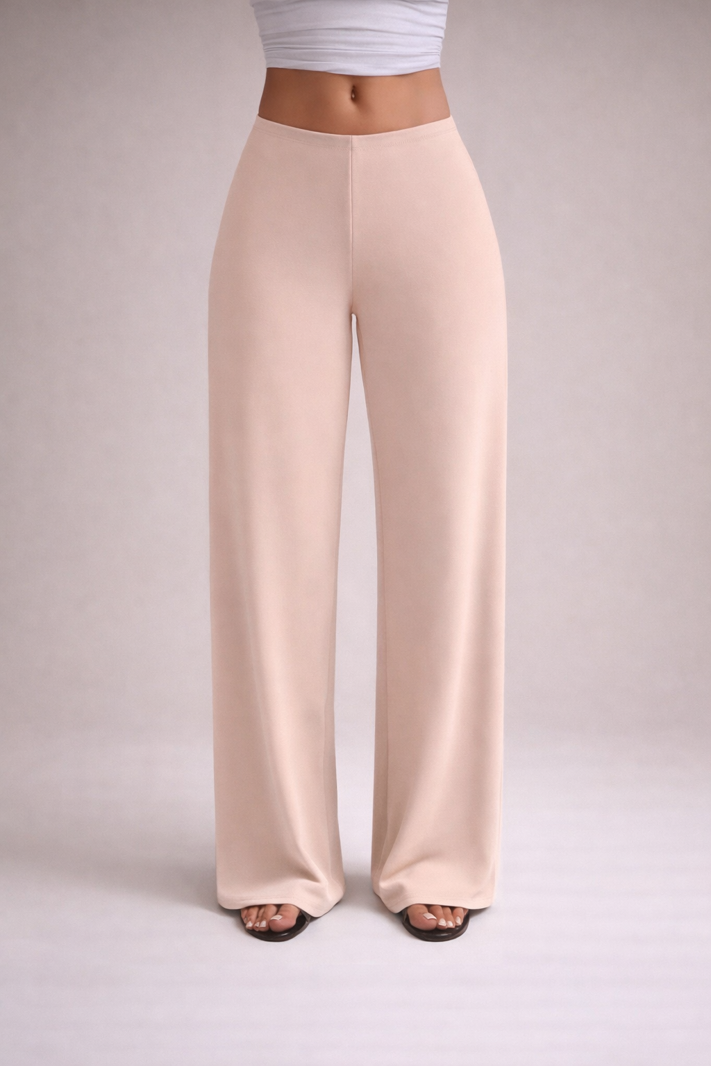 Women’s High-Waist Straight-Leg Trousers – Elegant Fall/Winter Essential