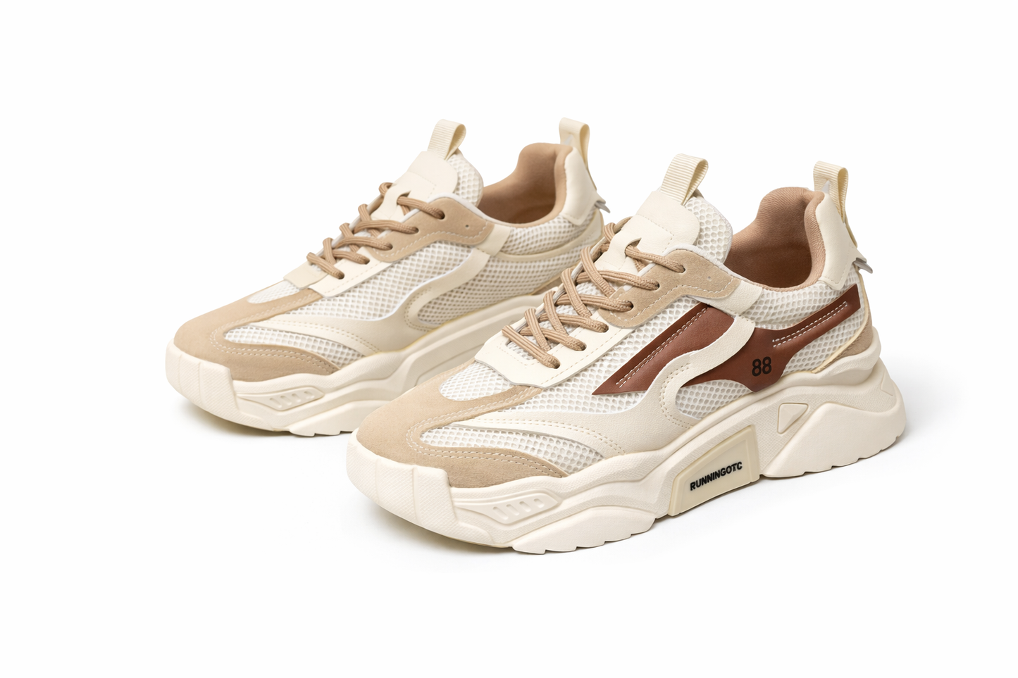 Women’s Thick Sole Platform Sports Shoes – Lightweight Outdoor Sneakers for Spring & Autumn