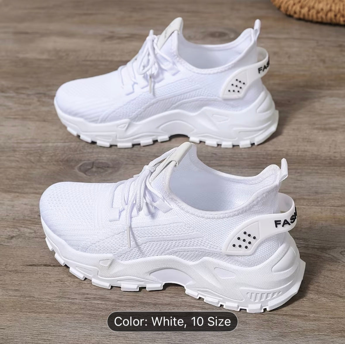Women’s Breathable Knit Sneakers – Lightweight, Comfortable Low-Top Walking & Running Shoes - UltraChic