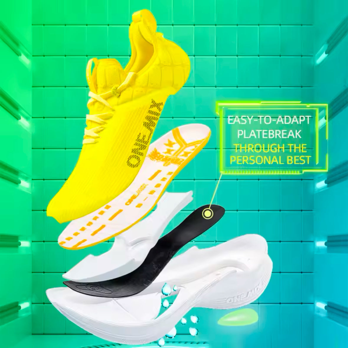 ONEMIX Carbon Plate Marathon Running Shoes | Professional Racing Sneakers with Ultra-light Rebound & Shock-relief for Superior Performance and Stable Support