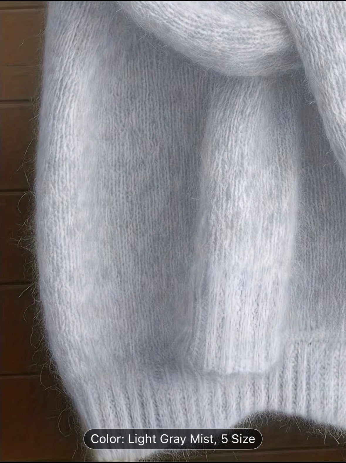 Sweater Made from a Soft Mohair Blend for Women - Features a French-Inspired Raglan Sleeve And Drop Shoulder Design, Perfect for The Fall And Winter Seasons, Ideal As a Christmas Or Birthday Gift - UltraChic