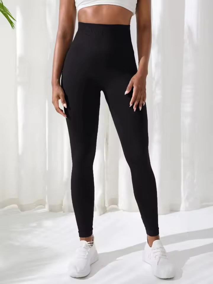Exceptional Comfort & Support with High-Waist Tummy Control Women’s Sports Leggings – Perfect for Workouts and Running!
