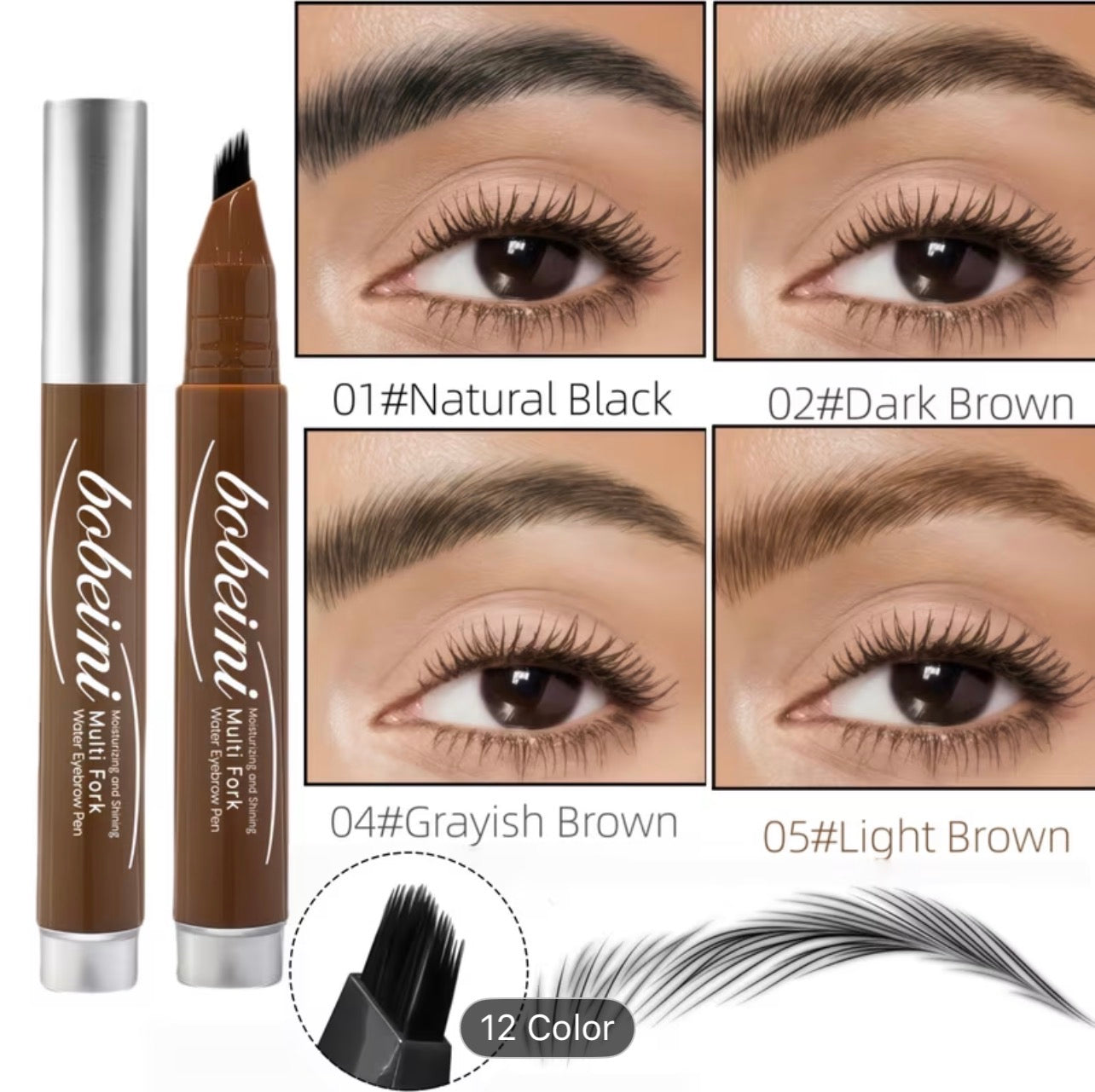 Just Dropped 🔥 Microblading Eyebrow Pen Waterproof Natural Hair Stroke Brow Pencil for Perfect Brows 💖