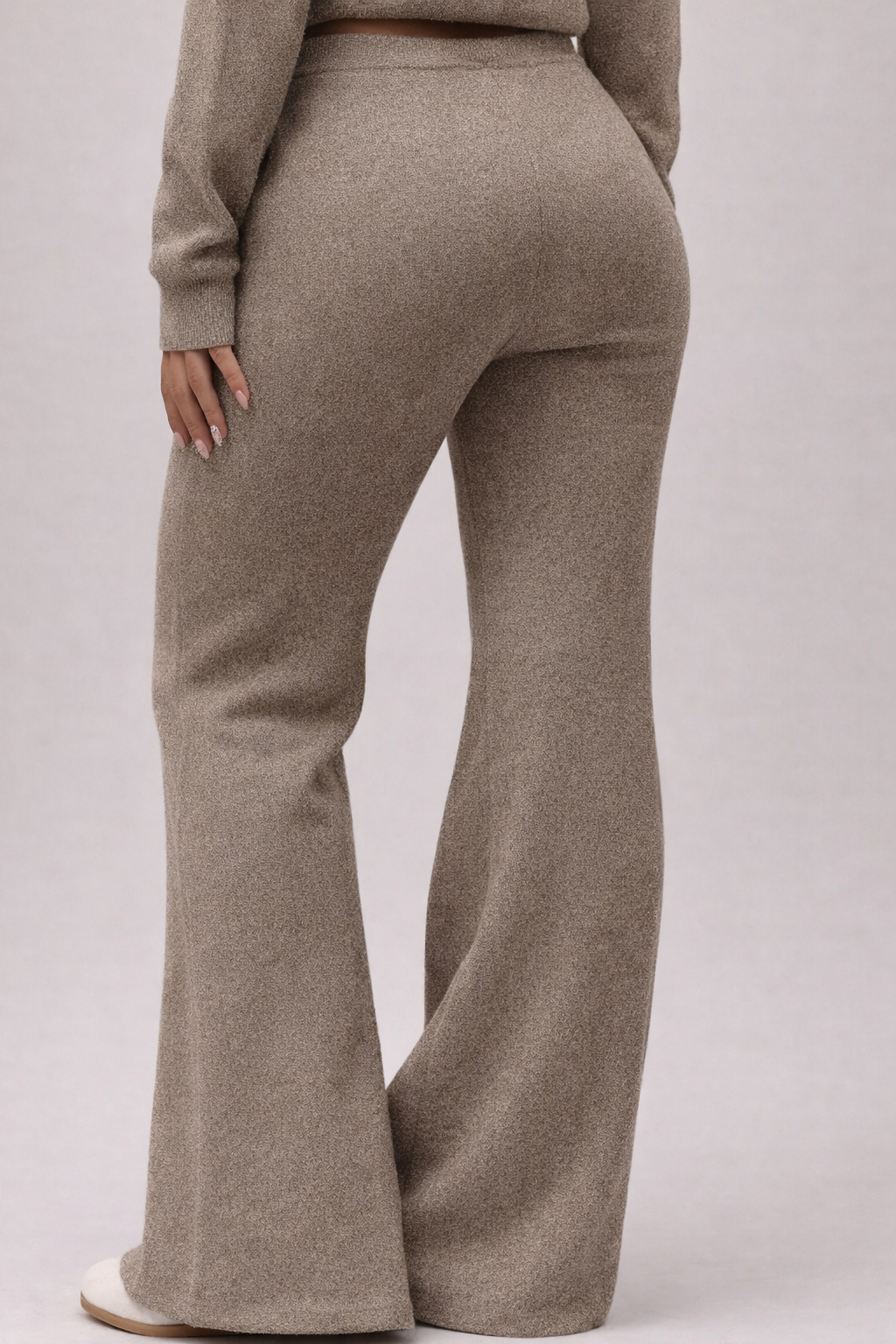 Women’s Knitted Wide Leg Drawstring Pants – Old Money Fall Casual Elegance - UltraChic