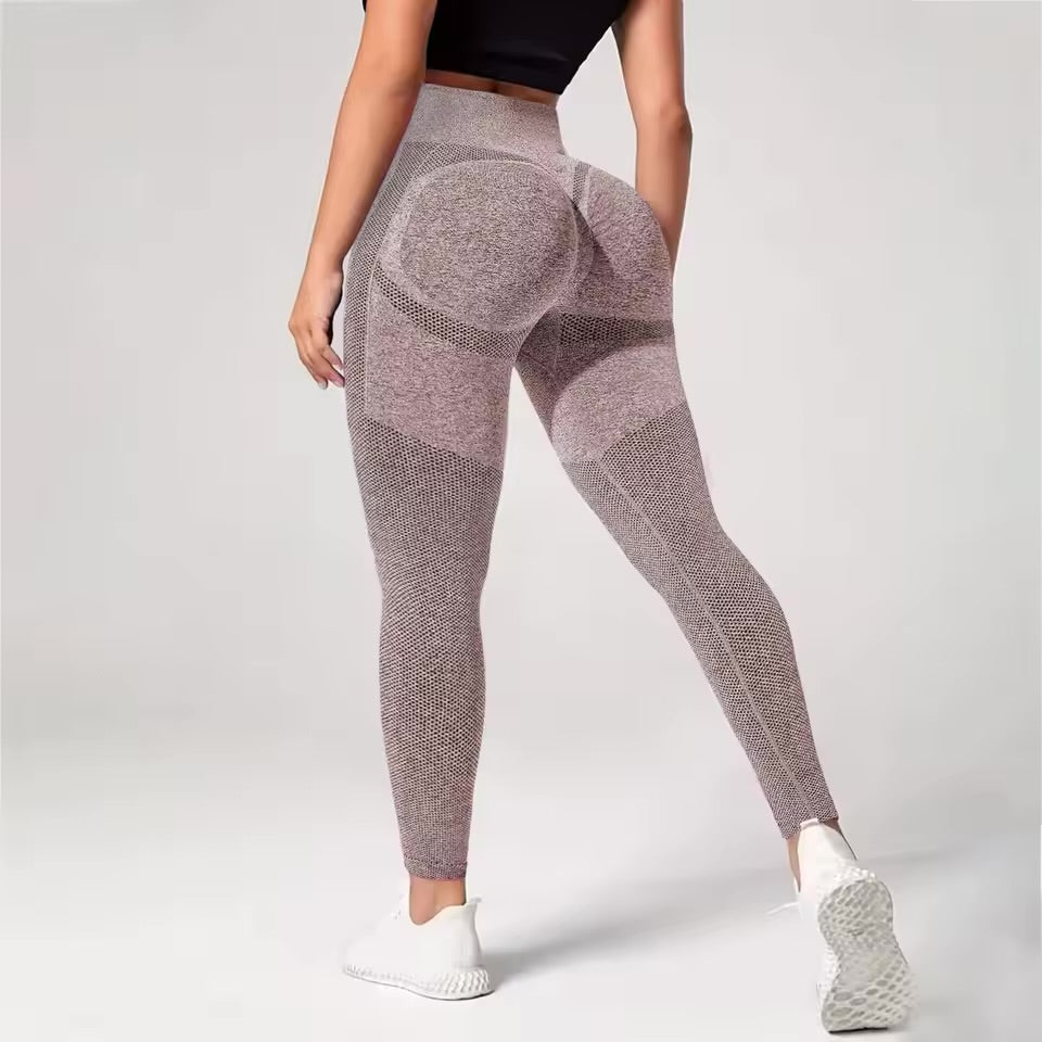 Seamluxe High Stretch Yoga Leggings – Seamless, Tummy Control Sports Tights for Ultimate Comfort