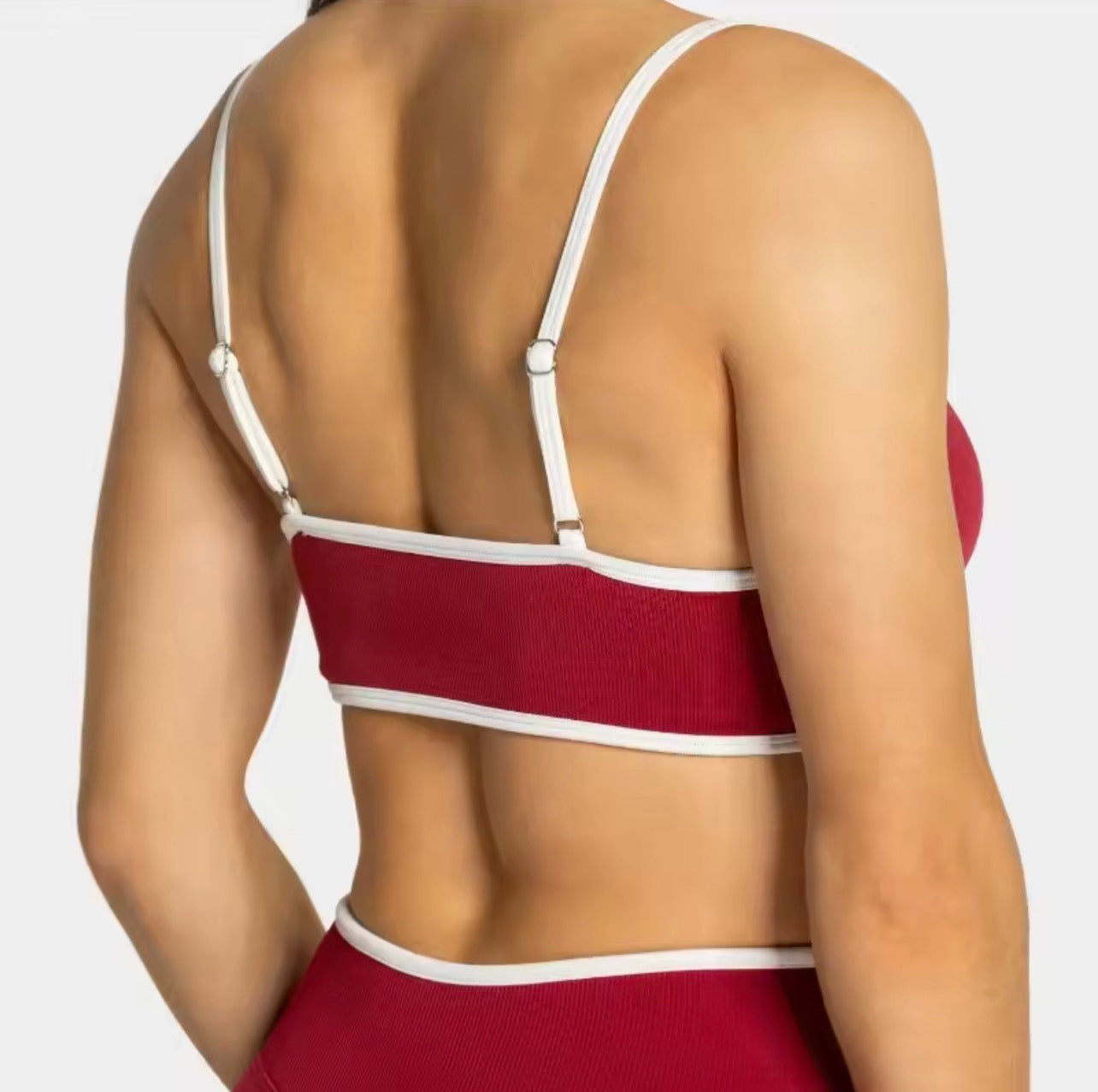 Women’s Backless Sports Bra – Breathable Summer Yoga Fitness Top with Chest Support Activewear