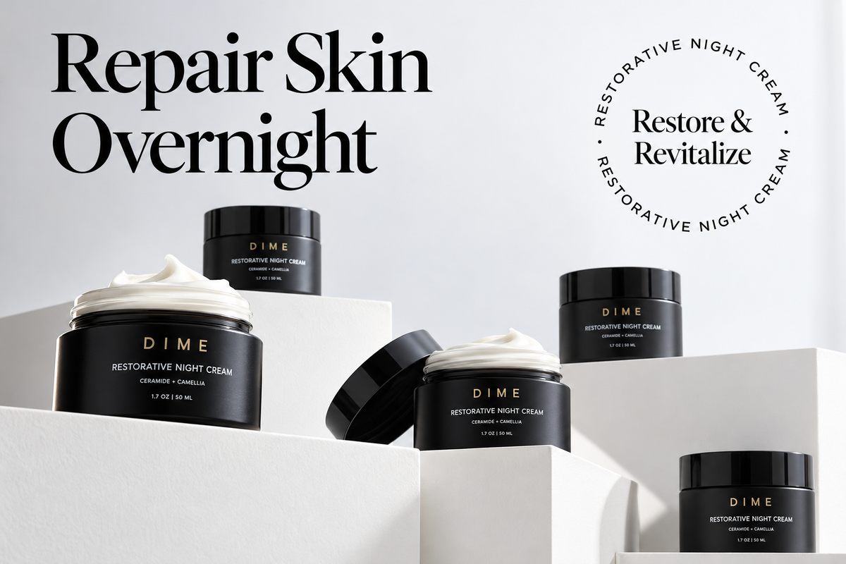 DIME Beauty Restorative Night Cream – Hydrating Anti-Aging Face Moisturizer, 50 ml