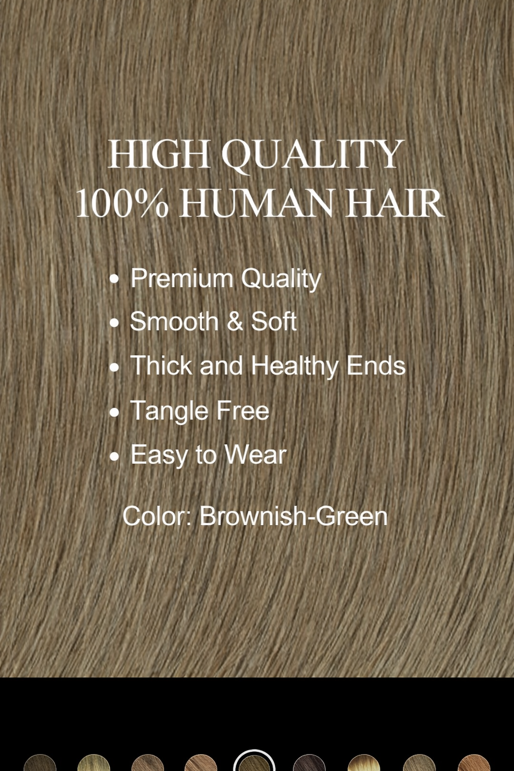 Tape In Human Hair Extensions Remy – Medium Ash Brown Seamless Straight Tape Hair Extensions for Women