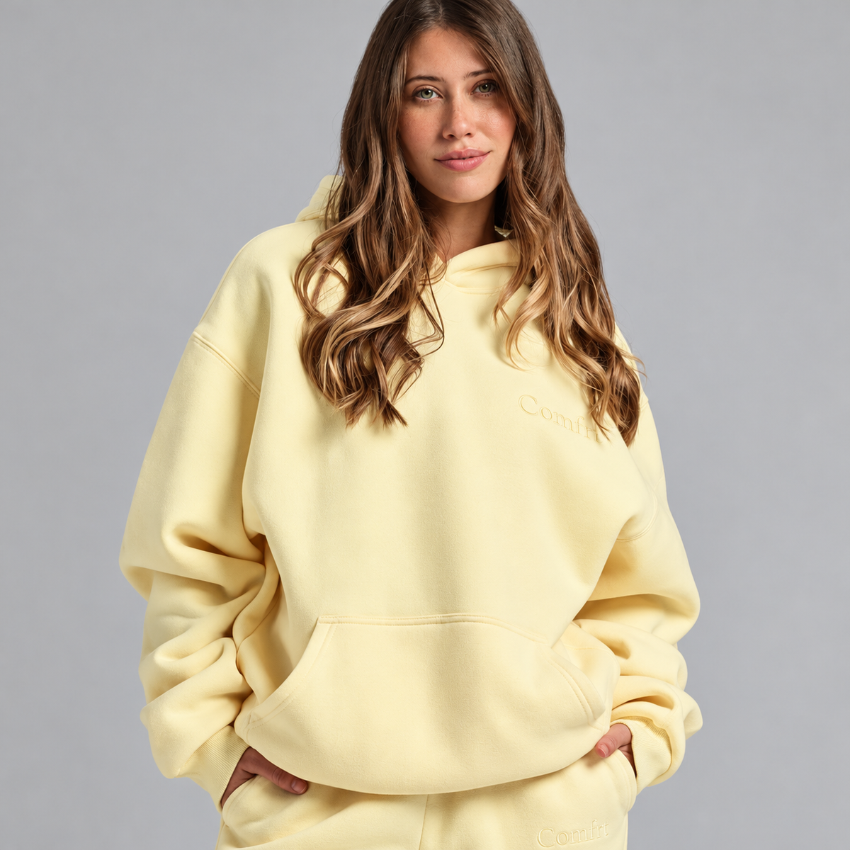 Comfrt Minimalist Hoodie – Mega Oversized Heavyweight Fleece Hoodie