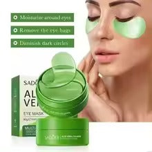 Aloe Vera Collagen Eye Masks – 60pcs for Dark Circles, Puffy Eyes & Anti-Wrinkle Hydration!