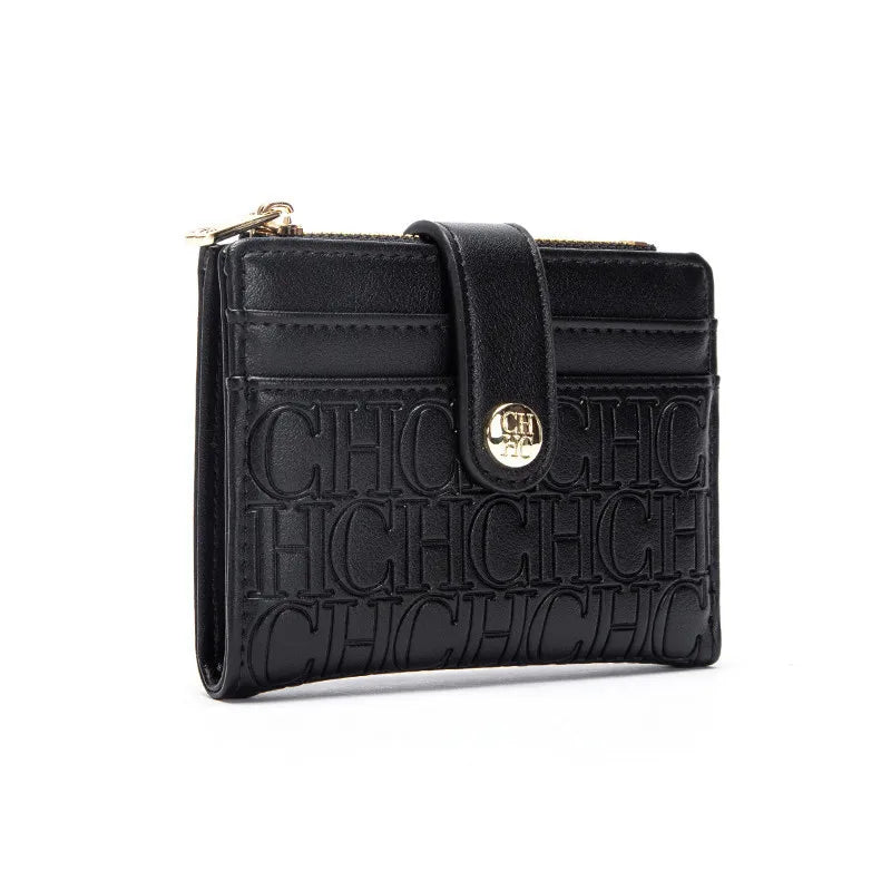 "Pink Leather Card Case | Personalized Monogram Option | Slim & Stylish Organizer" - UltraChic