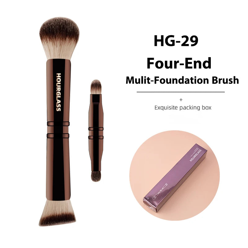 Hourglass Makeup Brush – Precision for Flawless Foundation, Contour & Eyeshadow! - UltraChic