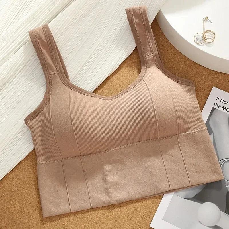 Breathable Sports Bra Anti-Sweat Fitness Top Women Seamless Yoga Bra Shockproof Crop Top Push Up Sport Bra Gym Workout Top - UltraChic