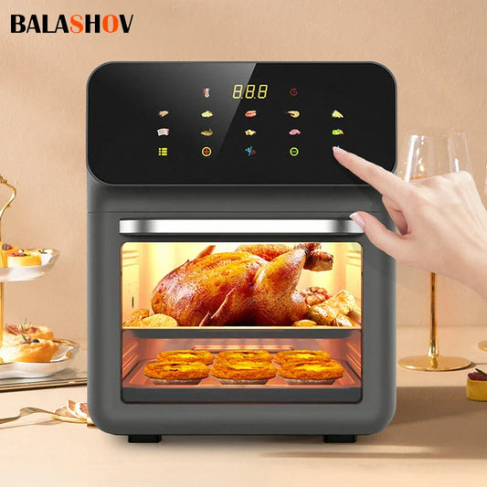 10L Large Capacity Electric Air Fryers Oil-free Automatic Household Kitchen