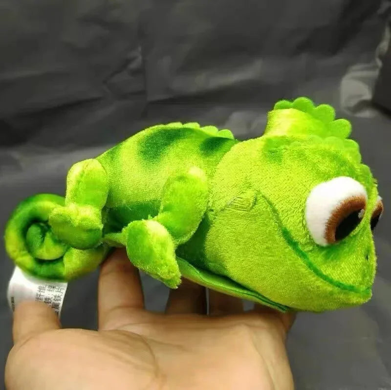 Cartoon Chameleon Plush Toy – Soft Stuffed Animal, Rapunzel Shoulder Buddy, Fun Gift for Girls & Kids