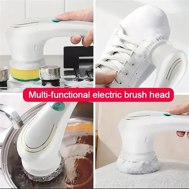 Multifunctional Electric Cleaning Brush – Powerful & Versatile Scrubbing Tool for Home Use