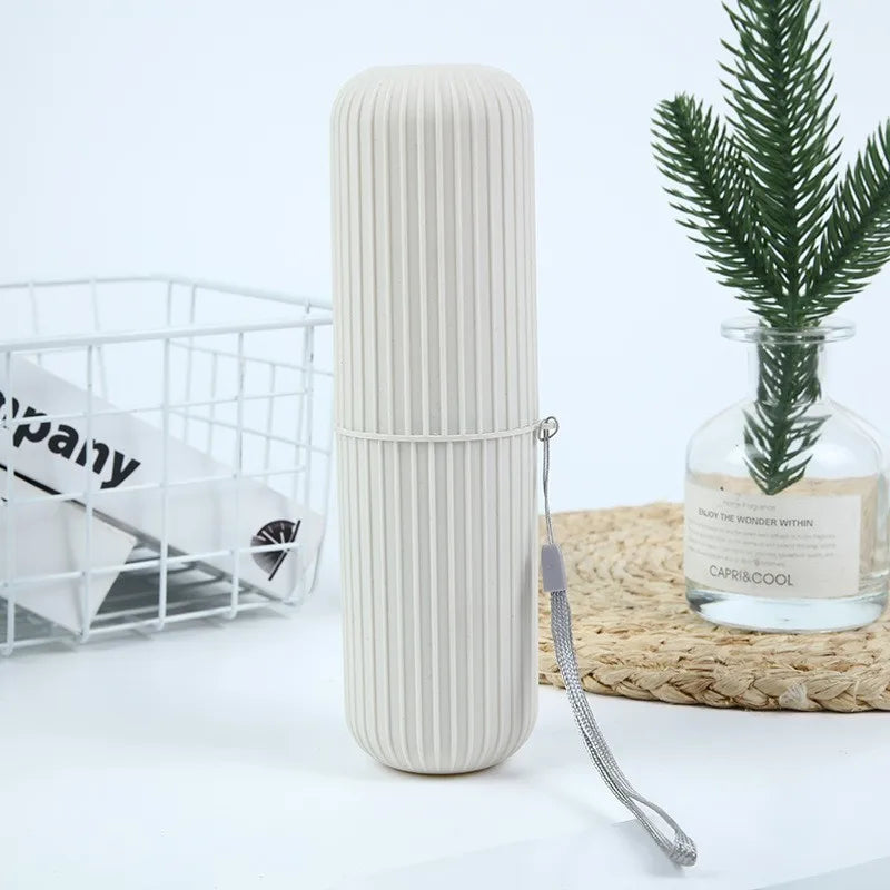 1PC Portable Toothbrush Cup – Travel Toothpaste Holder & Bathroom Storage Case Organizer - UltraChic