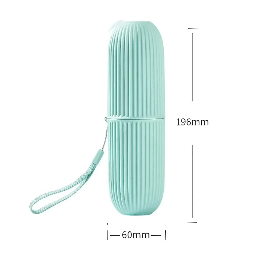 1PC Portable Toothbrush Cup – Travel Toothpaste Holder & Bathroom Storage Case Organizer - UltraChic