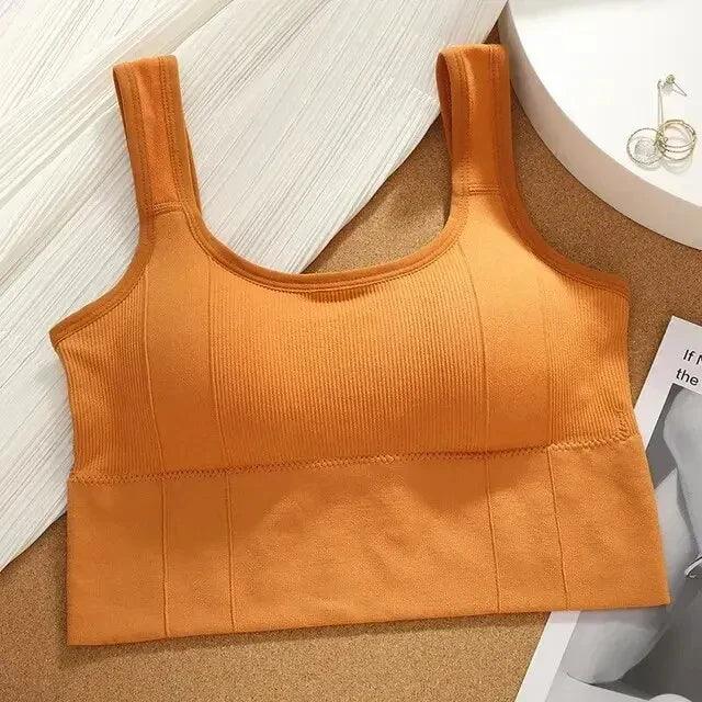 Breathable Sports Bra Anti-Sweat Fitness Top Women Seamless Yoga Bra Shockproof Crop Top Push Up Sport Bra Gym Workout Top - UltraChic