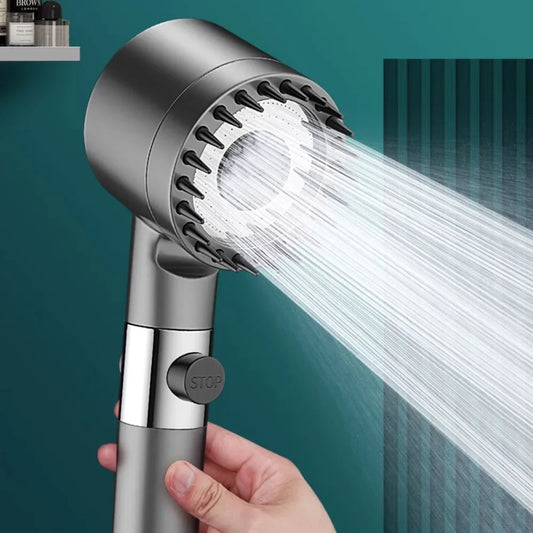 🚿 High-Pressure Filtered Shower Head – Clean, Soothing & Water-Saving - UltraChic
