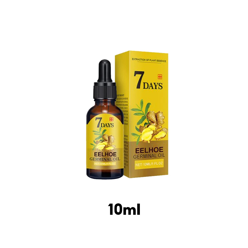 EELHOE Ginger Essence Hair Growth Oil – Stimulate Hair Growth, Strengthen and Nourish for Healthier, Thicker Hair