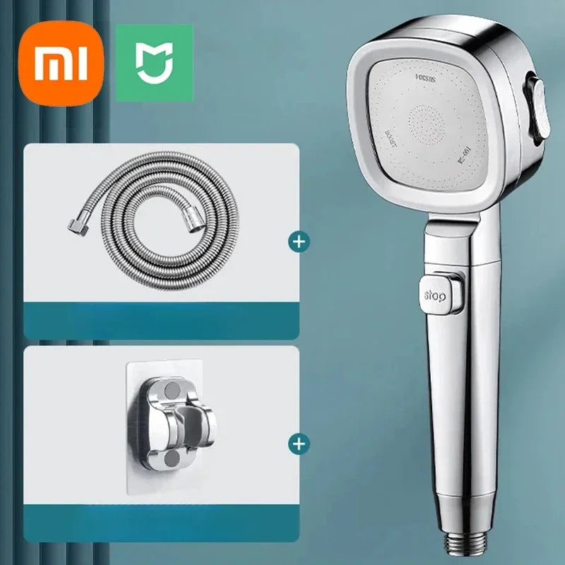 Xiaomi High Pressure Shower Head – 3 Modes Adjustable Filter Shower Head Set for Smart Bathroom - UltraChic