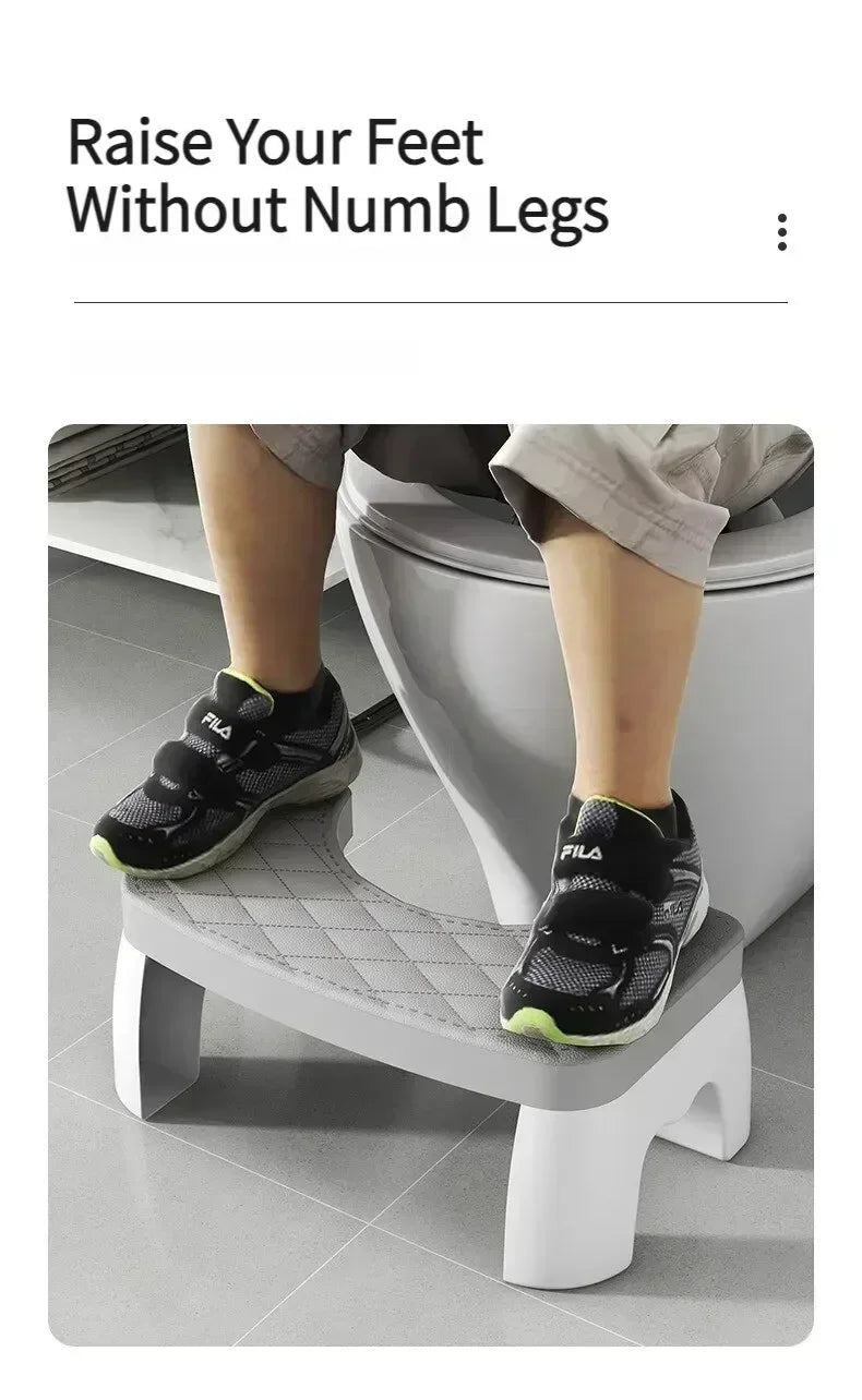 Ergonomic EasySquat – Waterproof & Non-Slip Toilet Foot Stool for Better Posture - UltraChic
