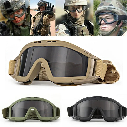 Tactical Goggles - Military-Grade UV Protection and Adjustable Outdoor Eyewear - UltraChic