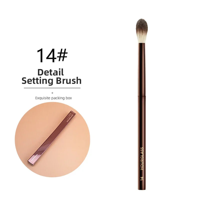 Hourglass Makeup Brush – Precision for Flawless Foundation, Contour & Eyeshadow! - UltraChic