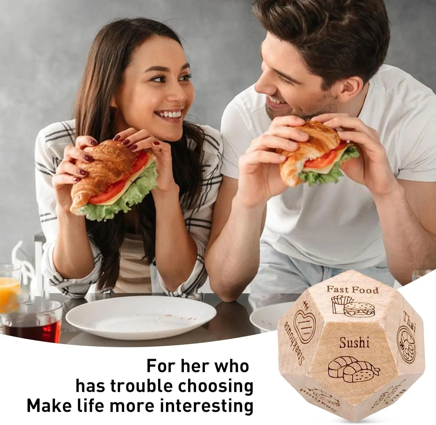Couples' Decision Dice Game - Fun Gift for Him & Her - UltraChic