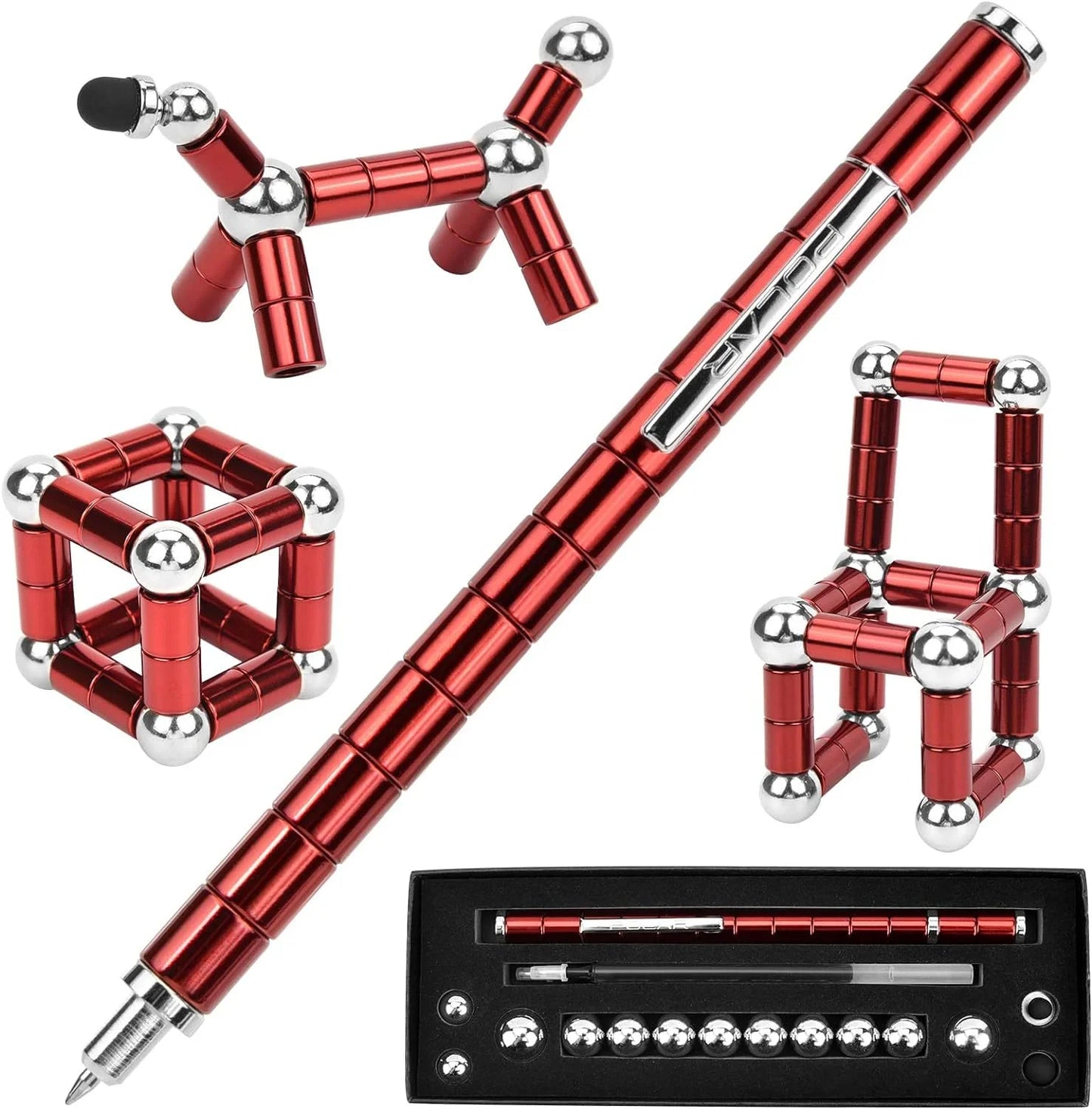 "Decompression Magnetic Pen – Multifunctional Fidget Tool for Stress Relief & Fun! Perfect Gift for Friends