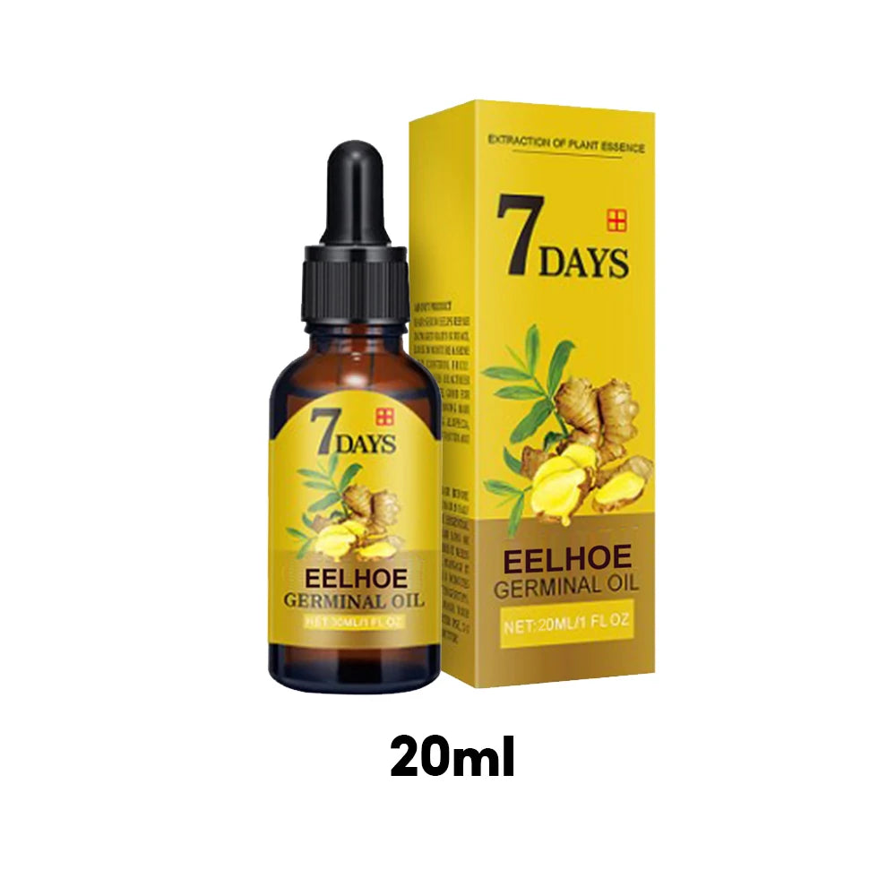 EELHOE Ginger Essence Hair Growth Oil – Stimulate Hair Growth, Strengthen and Nourish for Healthier, Thicker Hair
