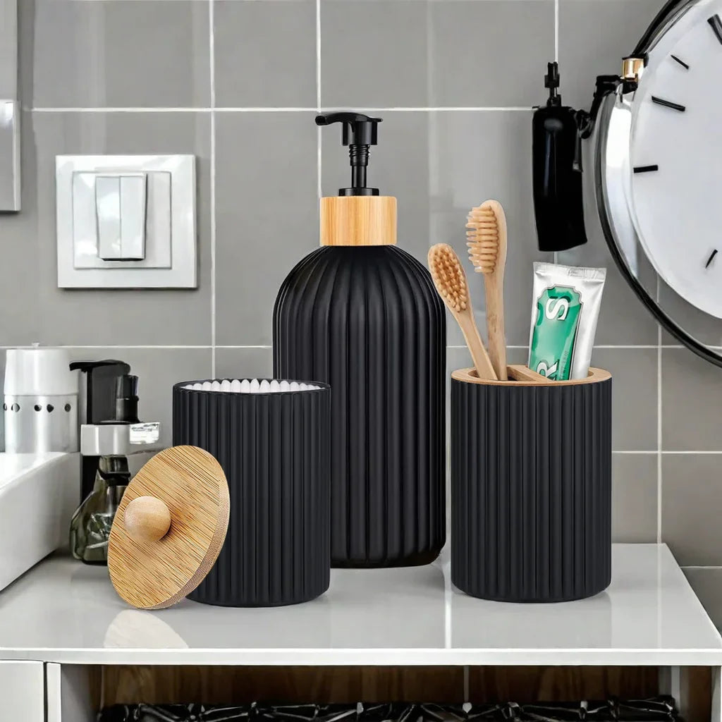 Bathroom Countertop Container – Refillable Hand Soap Dispenser for Modern Home - UltraChic