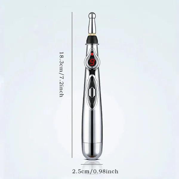 Electric Acupuncture Massage Pen – Pain Relief Therapy for Back, Neck & Face – Meridian Energy & Beauty Roller