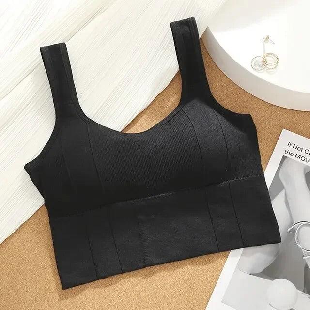 Breathable Sports Bra Anti-Sweat Fitness Top Women Seamless Yoga Bra Shockproof Crop Top Push Up Sport Bra Gym Workout Top - UltraChic
