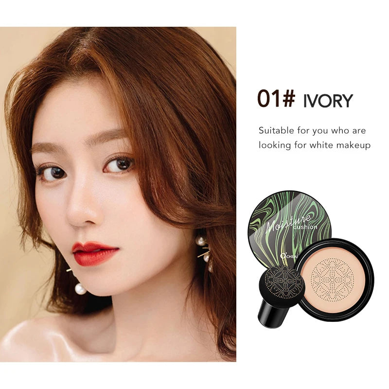 Ocheal BB Cream Air Cushion Compact – Perfect Foundation & Concealer for a Flawless Finish! - UltraChic