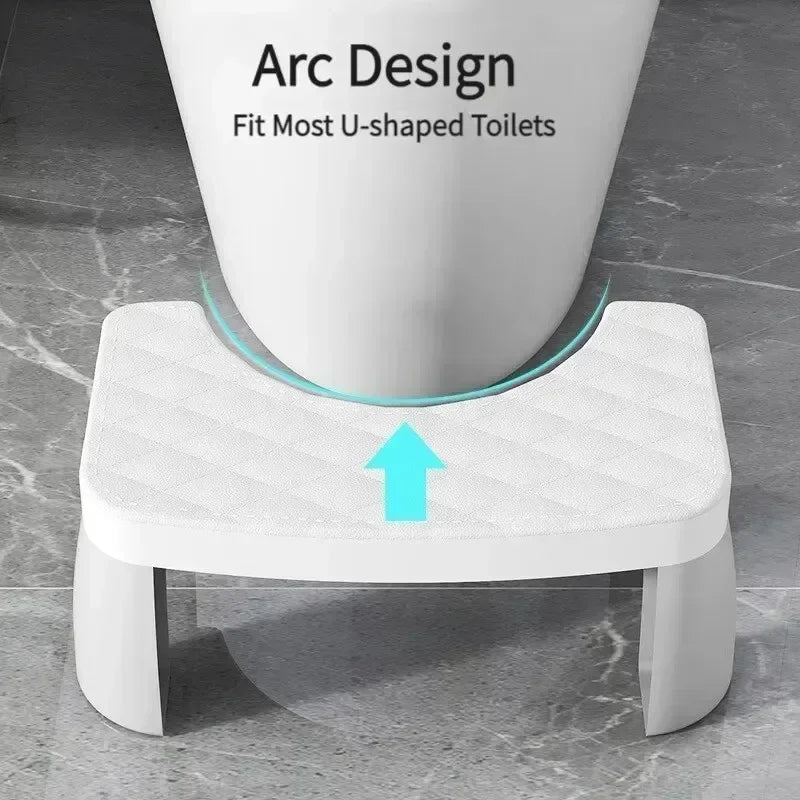 Ergonomic EasySquat – Waterproof & Non-Slip Toilet Foot Stool for Better Posture - UltraChic
