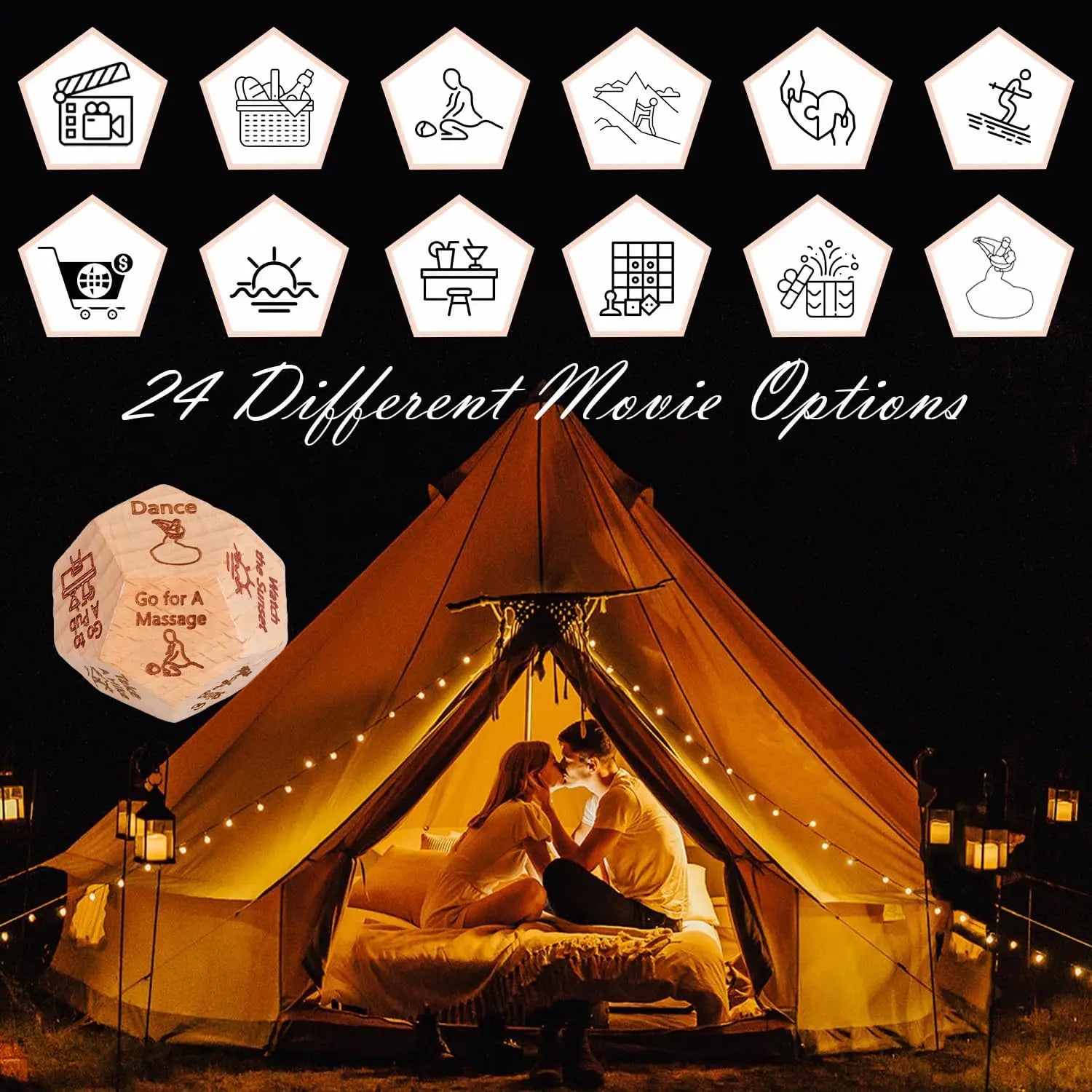 Couples' Decision Dice Game - Fun Gift for Him & Her - UltraChic