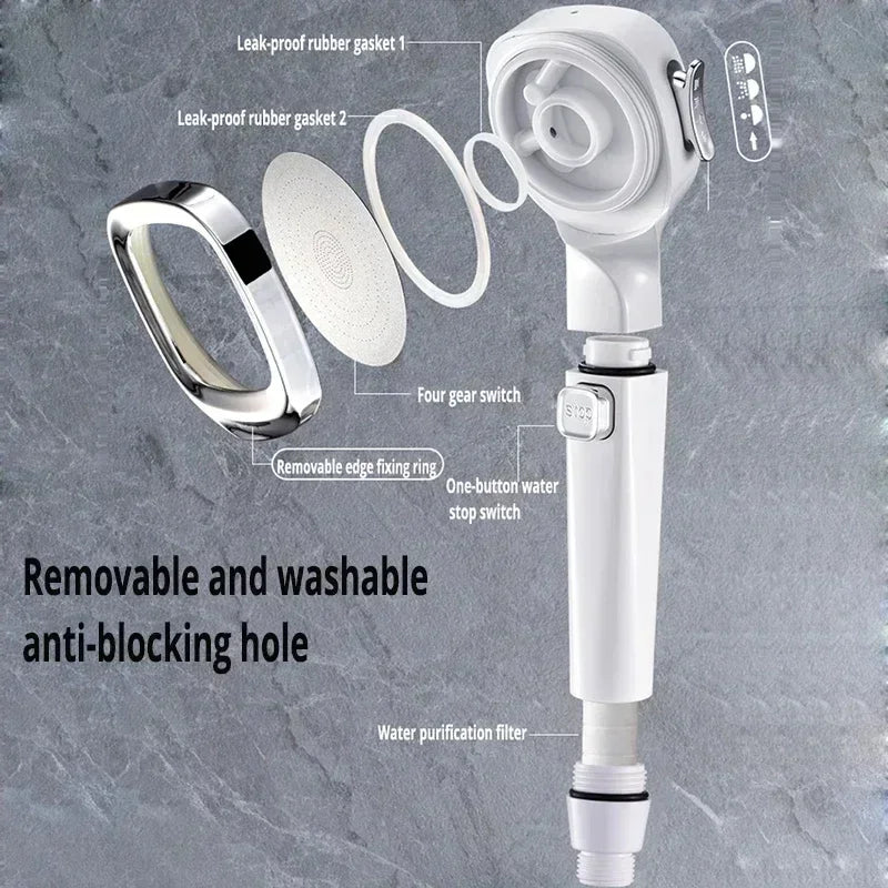 Xiaomi High Pressure Shower Head – 3 Modes Adjustable Filter Shower Head Set for Smart Bathroom - UltraChic