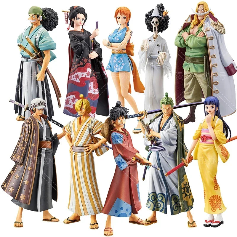 18cm One Piece Anime Figure Luffy Zoro Chopper Nami Action Figure Land - UltraChic