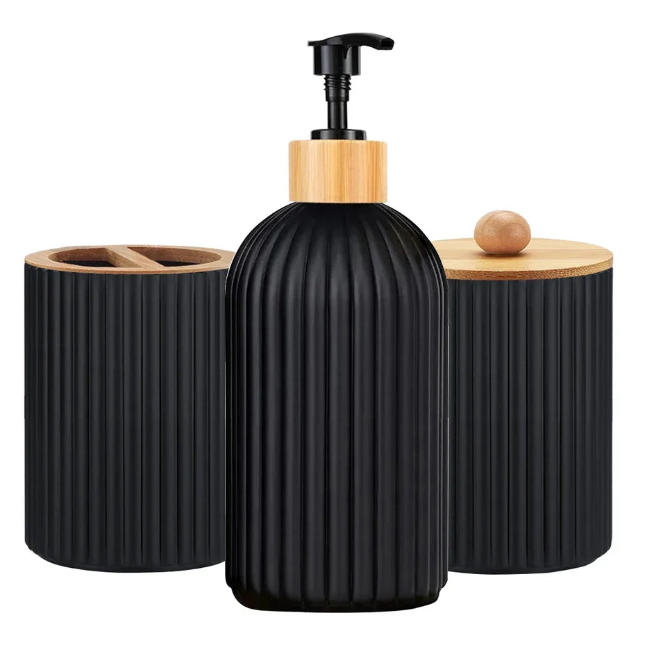 Bathroom Countertop Container – Refillable Hand Soap Dispenser for Modern Home - UltraChic