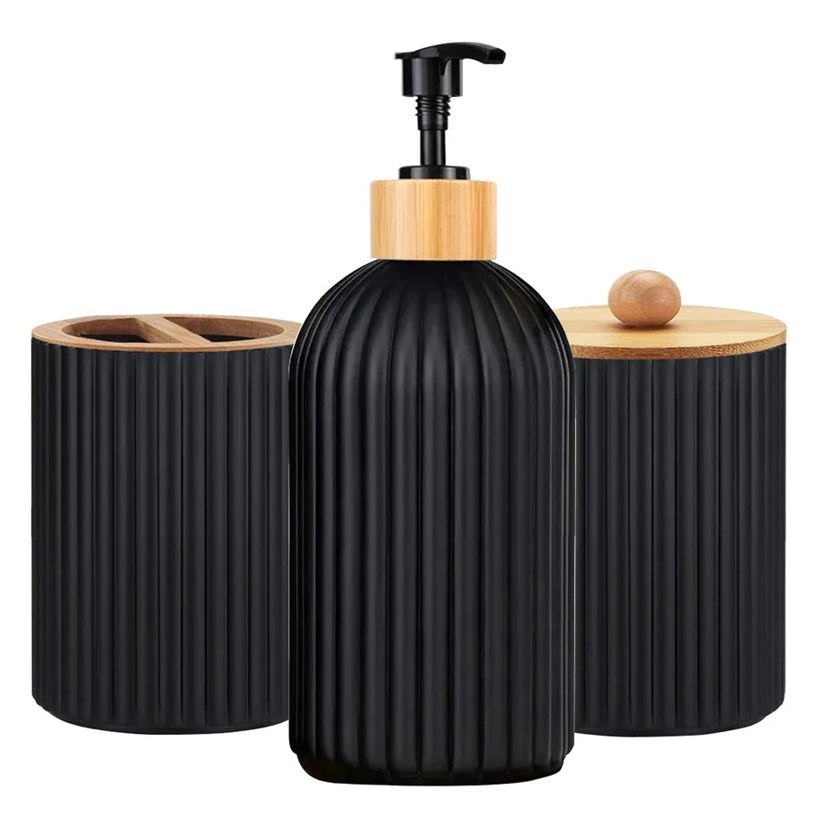Bathroom Countertop Container – Refillable Hand Soap Dispenser for Modern Home - UltraChic
