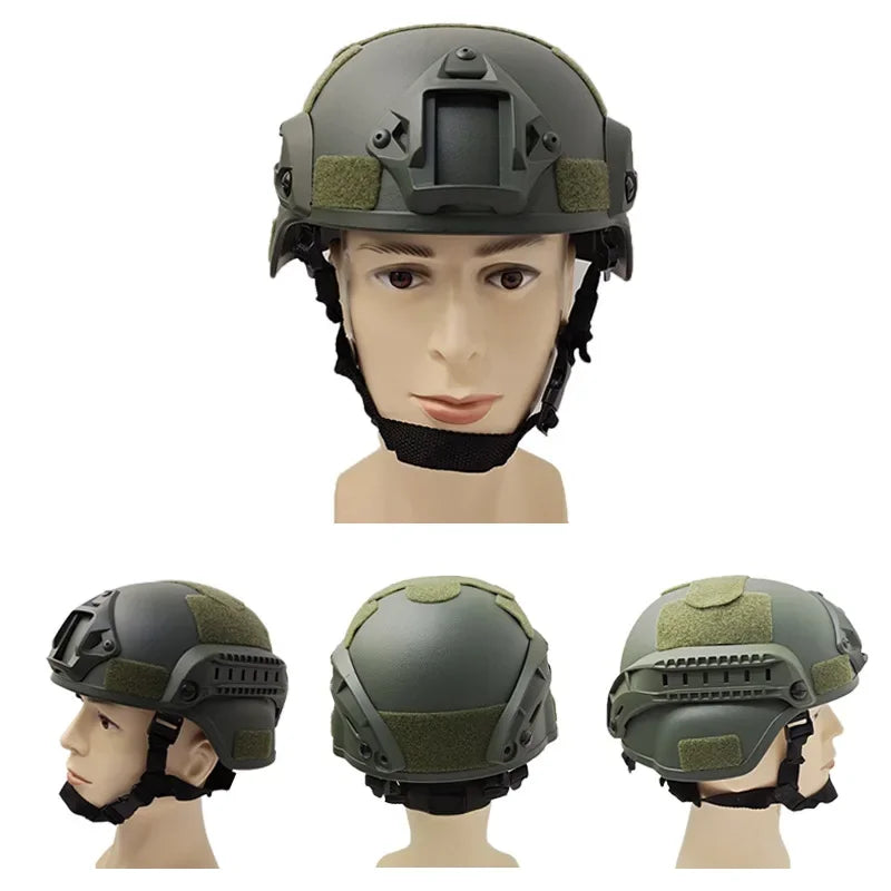 Military Helmet FAST Helmet MICH2000 – Tactical Airsoft, Painball, CS SWAT & Riding Protection Equipment - UltraChic