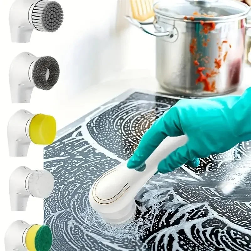 Multifunctional Electric Cleaning Brush – Powerful & Versatile Scrubbing Tool for Home Use