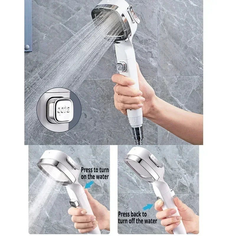 Xiaomi High Pressure Shower Head – 3 Modes Adjustable Filter Shower Head Set for Smart Bathroom - UltraChic