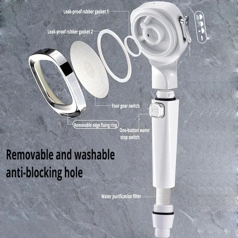 Xiaomi High Pressure Shower Head – 3 Modes Adjustable Filter Shower Head Set for Smart Bathroom - UltraChic