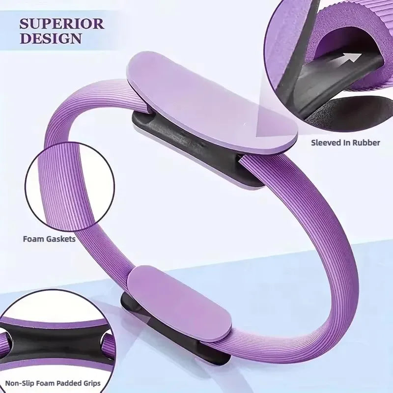 Yoga Fitness Ring – Enhance Flexibility & Strength for Pilates, Workout & Stretching!
