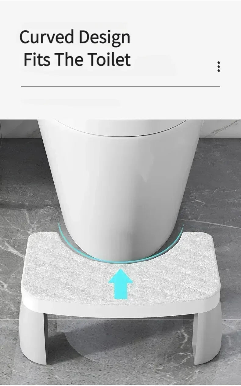 Ergonomic EasySquat – Waterproof & Non-Slip Toilet Foot Stool for Better Posture - UltraChic