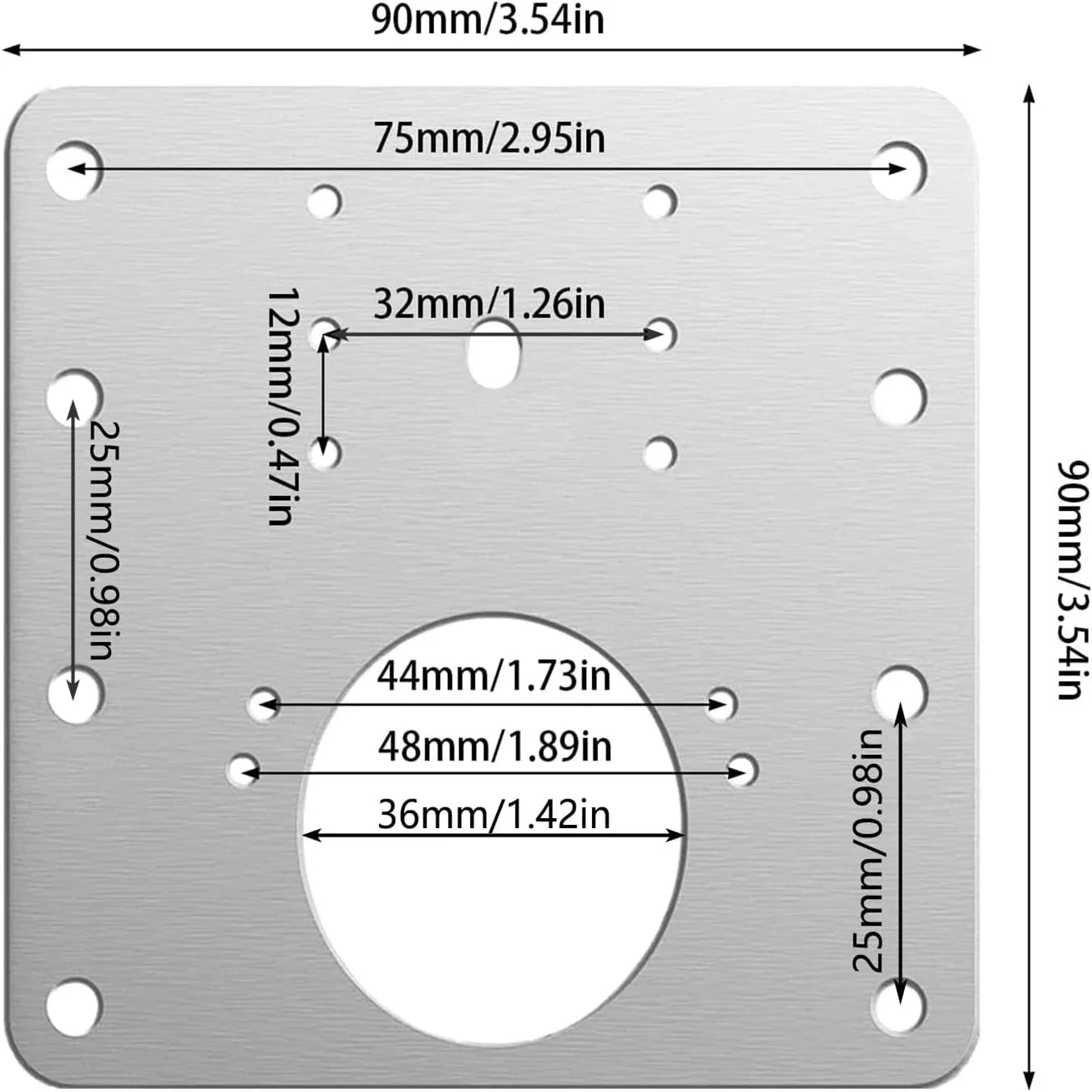 Cabinet Hinge Repair Plate Kit Kitchen Cupboard Door Hinge - UltraChic