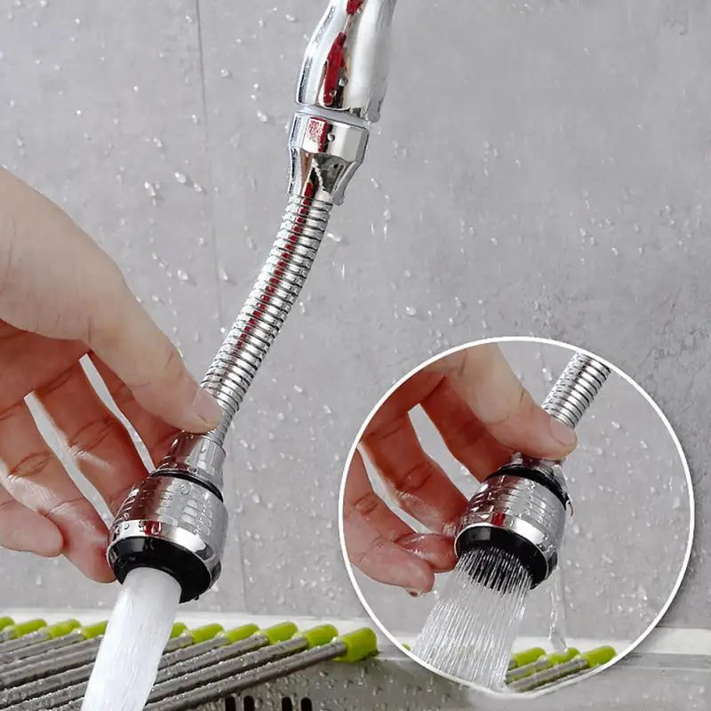 2 Mode Faucet Extender Nozzle Water Diffuser Tap Mixer Aerator Kitchen Attachment Adapter Frother Sprayer Saving Bubbler Filte - UltraChic